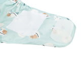 Blümchen - Eco Shell Überhose (2in1) - Klettverschluss - XL (8-25 kg)