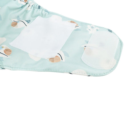 Blümchen - Eco Shell Überhose (2in1) - Klettverschluss - XL (8-25 kg)