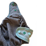 Doodush - Wollüberhose - Mint Cloud
