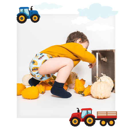 Doodush - V2.0 Überhose mit Laschen - Tractors (Traktoren)
