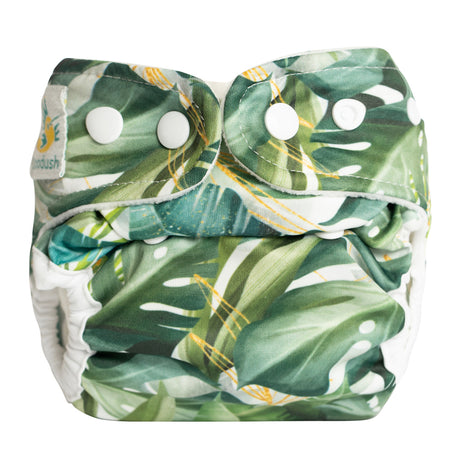 Doodush - V2.0 Überhose mit Laschen - Green Leaves (Blätter)