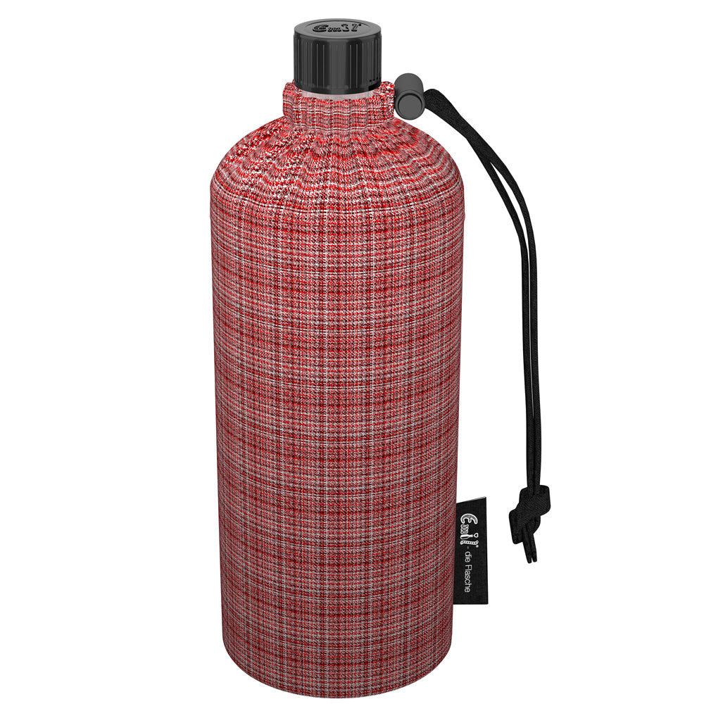 Emil die Flasche aus Glas - 600ml – Komplettset (Bio-Baumwolle-Überzug) - Genova