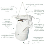 Little Lamb - Nappy Pail - hängender Wäschesack - 60x44 cm