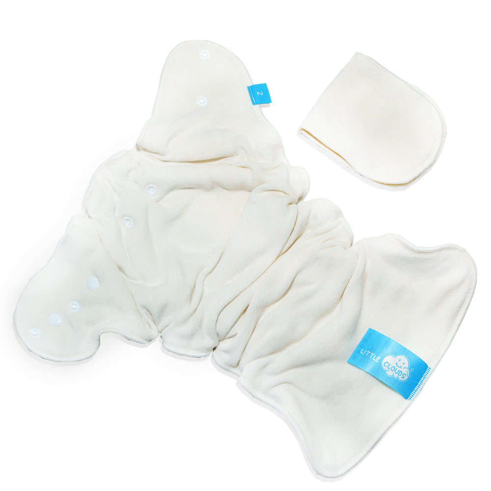 Little Clouds - FluffyCloud Höschenwindel (One Size 4-15 kg) | Gold Edition