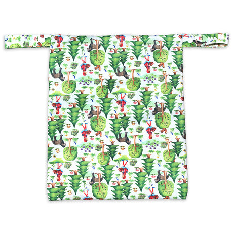 Little Clouds - einfache Nasstasche (Wetbag) - Gr. M (40x33 cm)