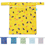 Little Clouds - doppelte Nasstasche mit Trockenfach (Wet & Drybag) - Gr. M (40x33 cm)