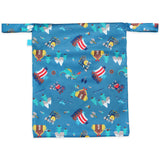 Little Clouds - doppelte Nasstasche mit Trockenfach (Wet & Drybag) - Gr. M (40x33 cm)