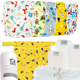 Little Clouds - Überhosen Newborn  (3,5-7 kg) - Probierbox (5 Stück & Zubehör)