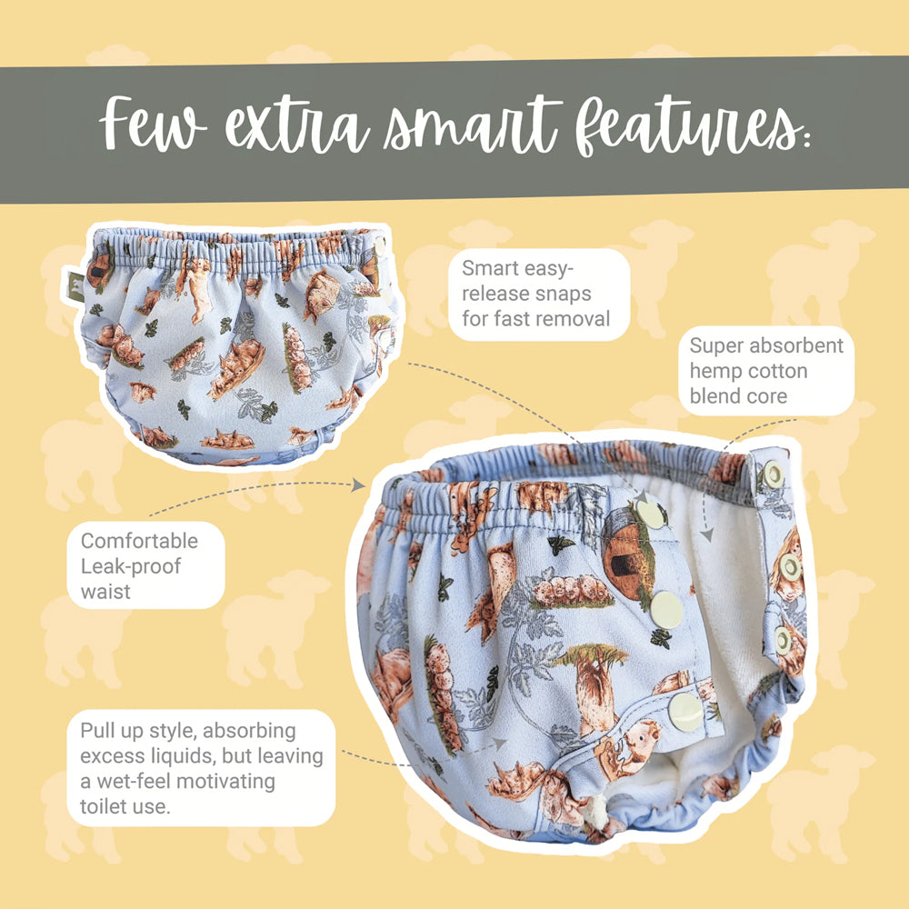 Little Lamb - Töpfchentrainingshose - Trainer (Potty Training Pants) - Ocean