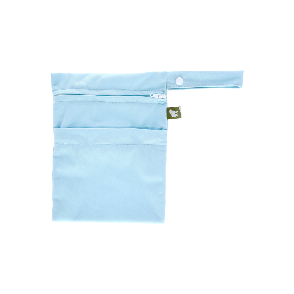 Little Lamb - Nasstasche mit Trockenfach - Wetbag mit Schlaufe - Gr. S (18x24 cm)