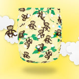 Little Clouds - Überhose (Prefold) - Monkey (Affe)