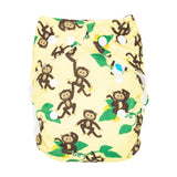 Little Clouds - Überhose (Prefold) - Monkey (Affe)