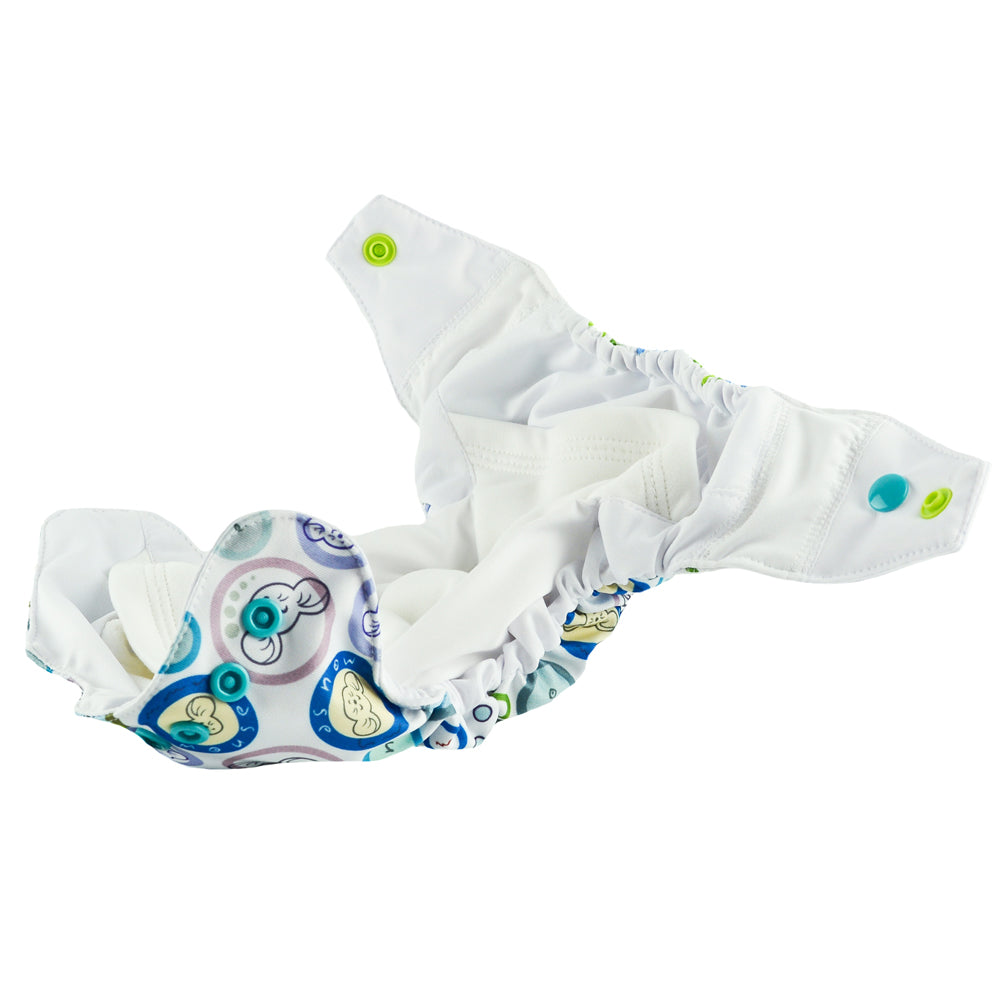 Mommy Mouse - Komplettwindel (AIO) - Newborn (2,5-7 kg) - Bubble Gum