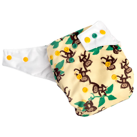 Mommy Mouse - SIO-Überhose  (weiche Beinbündchen) - One Size - Affen