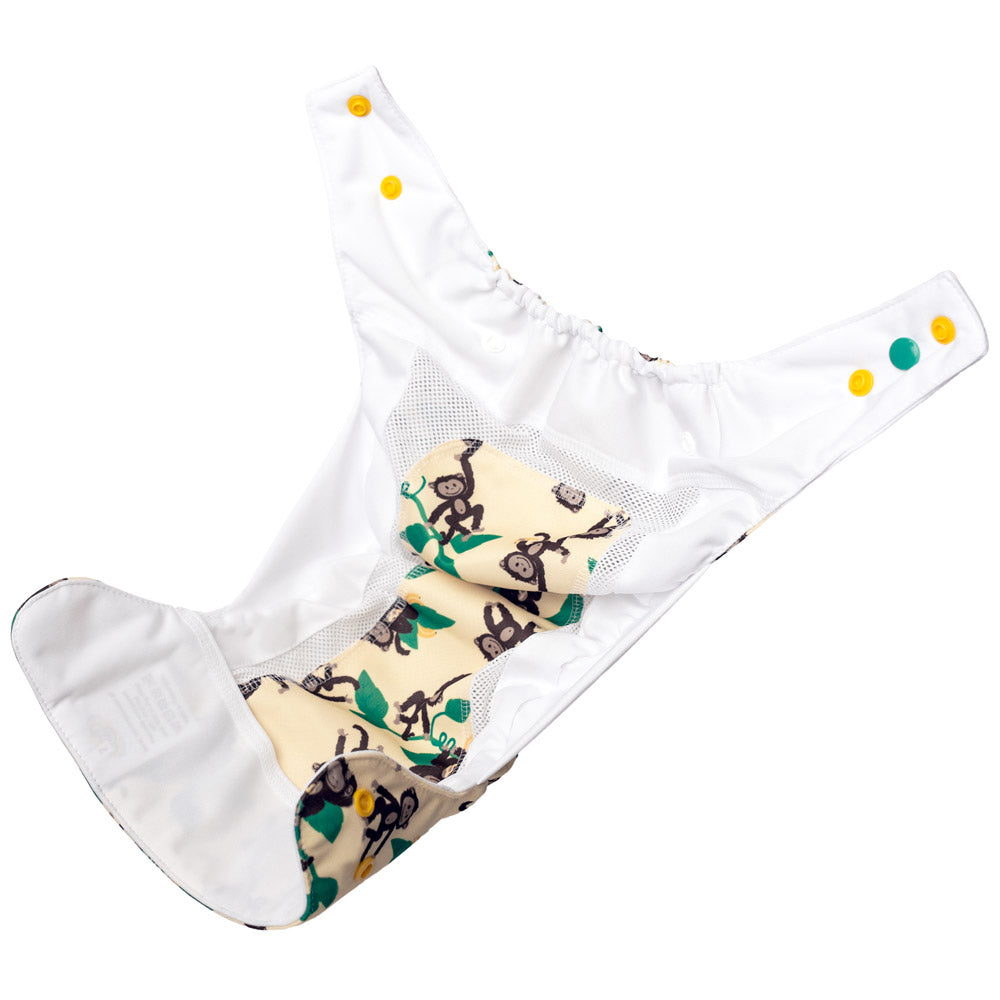 Mommy Mouse - SIO-Überhose  (weiche Beinbündchen) - One Size - Affen