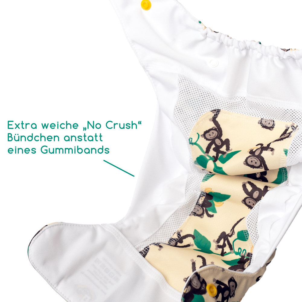Mommy Mouse - SIO-Überhose  (weiche Beinbündchen) - One Size - Affen
