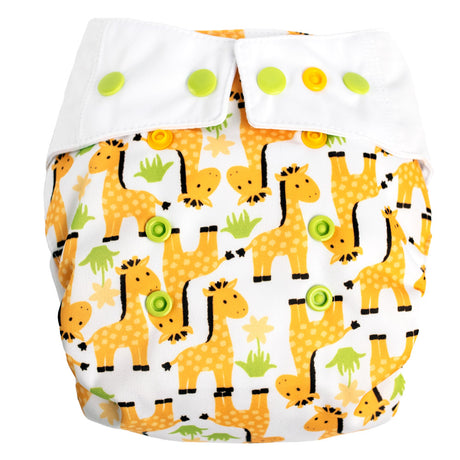 Mommy Mouse - Überhose mit extra weichem Beinabschluss - One Size - Giraffe