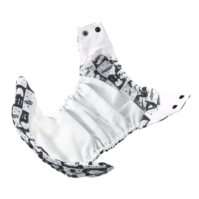 Mommy Mouse Pocketwindel - One Size - Puffins (ohne Einlagen) - Taschenwindel für maximale Flexibilität.