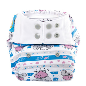 MommyMouse Überhosen (Newborn, One Size, XL) - My Sweetheart - Stoffwindel Überhosen, Prefolds, Windelhose, Windelüberhose, Stoffwindelüberhose (Druckies)