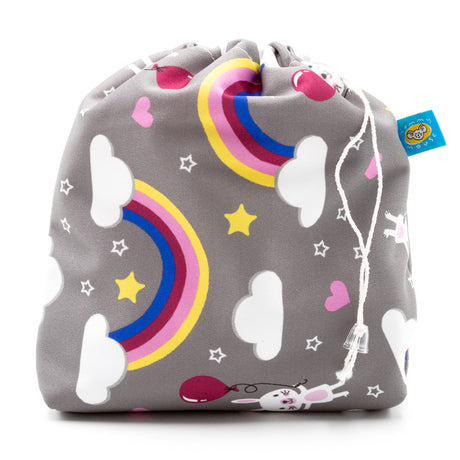 Mommy Mouse - Bambus Feuchttücher Set (Miniwetbag & 5 Waschlappen) - 14x14 cm