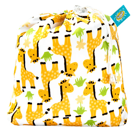 Mommy Mouse - Bambus Feuchttücher Set (Miniwetbag & 5 Waschlappen) - 14x14 cm