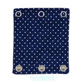 Milchmädchen - handgemachte in Deutschland - Bodyerweiterungen (Bodyverlängerung) - Punkte (Blau) - Made in Germany - Top Design