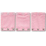 Milchmädchen - Bodyerweiterung/-verlängerung  -  in tollen Designs - 3 Stück in 3 Druckknopfgrößen