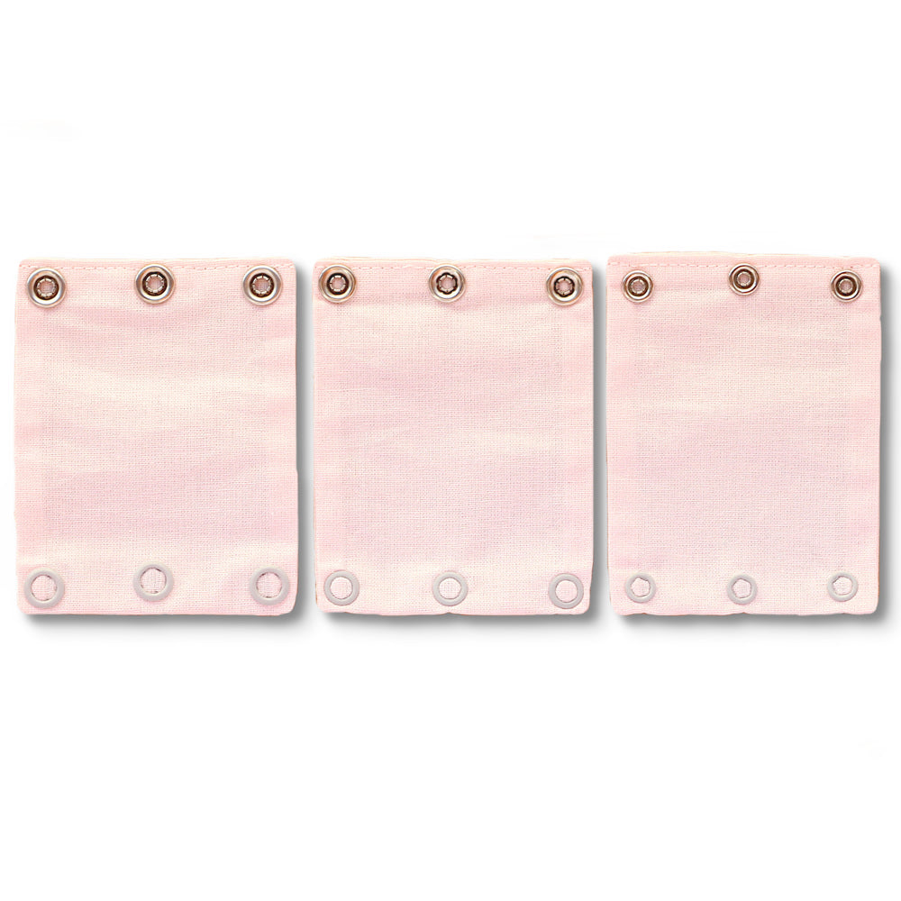 Milchmädchen - Bodyerweiterung/-verlängerung  -  in tollen Designs - 3 Stück in 3 Druckknopfgrößen