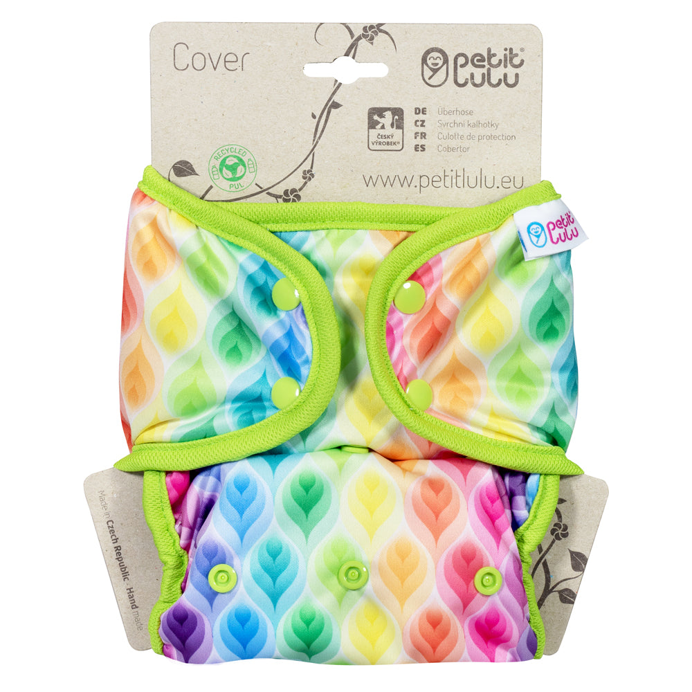 Petit Lulu - Überhose (Prefold) - One Size (5-16 kg) - mit Fleece-Laschen