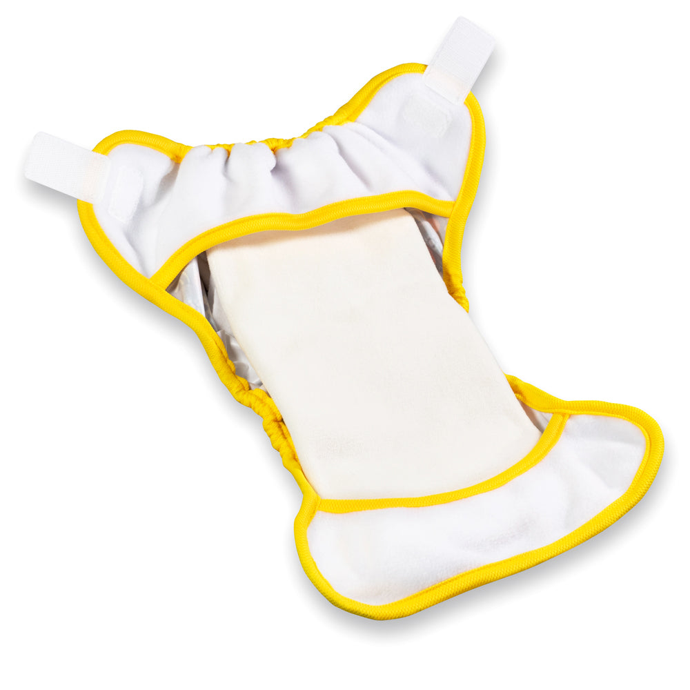 Petit Lulu - Überhose (Prefold) - One Size (5-16 kg) - mit Fleece-Laschen