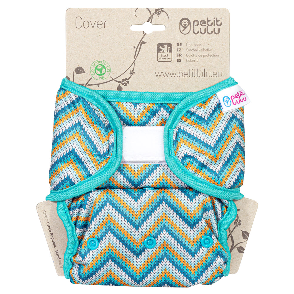 Petit Lulu - Überhose (Prefold) - One Size (5-16 kg) - mit Fleece-Laschen