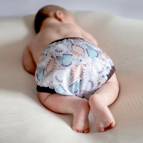 Petit Lulu - Überhosen für Neugeborene (Newborn 2-6 kg) - mit Klettverschluss - ohne Laschen