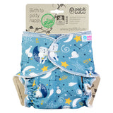 Petit Lulu - Höschenwindel "Fluffy Organic" - One Size (4-15 kg) mit langer Saugeinlage