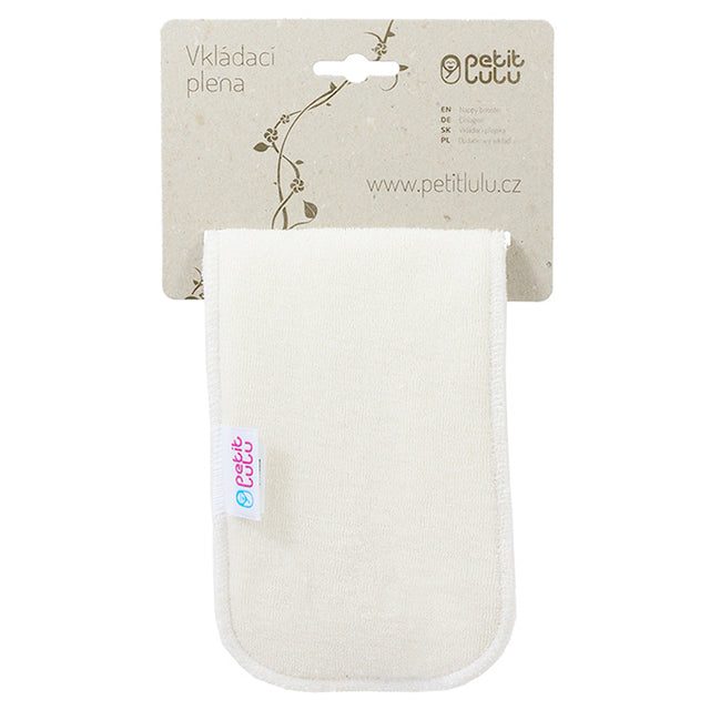 Petit Lulu - Bambus-Booster-Einlagen (3-lagig) - Kurz (30x10 cm) - Handgemacht in Europa. Beste Qualität