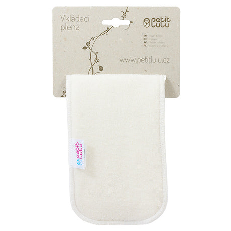 Petit Lulu - Bambus-Booster-Einlage (4-lagig) - One Size (30x10 cm) - kurze 4lagige Saugeinlage von Petit Lulu - Top Qualität, Made in Europe.