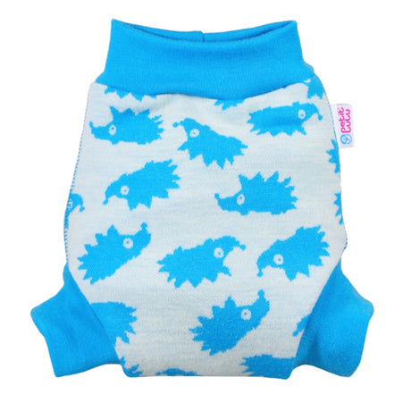 Petit Lulu - Woll-Überhose - Turquoises Hedgies