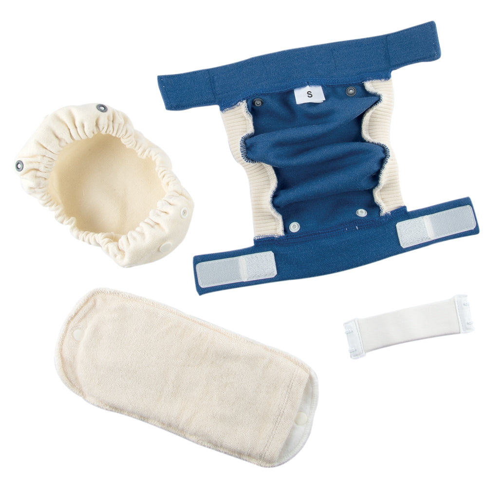 Popolini - EasyFree Bio Baumwoll (Interlock) Windel mit Abhaltefunktion