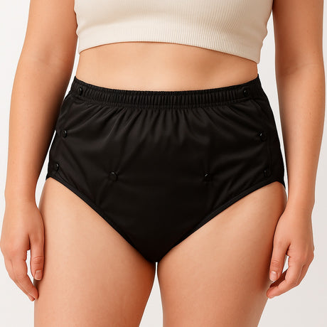 Pupus Inkontinenz-Pants für Erwachsene – Schwarz | Waschbar & Diskret