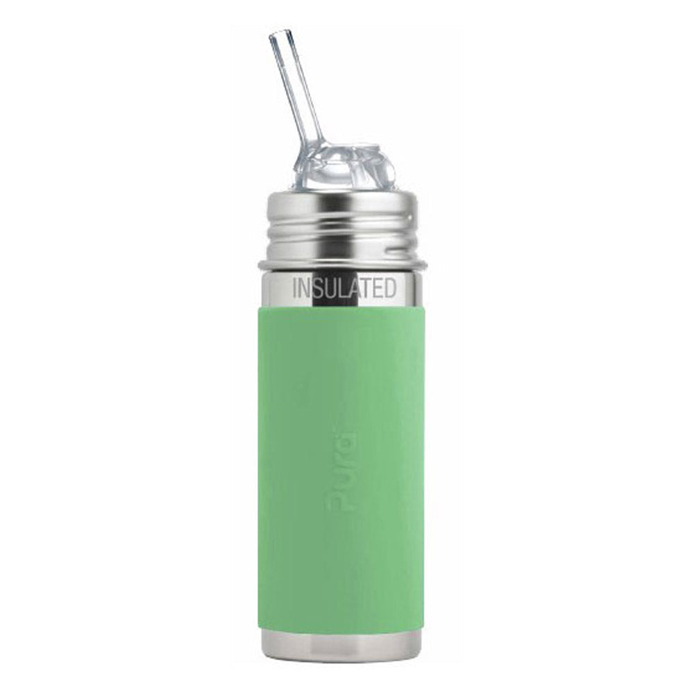 Pura Kiki - KIDDO ISO-Trinkflasche 260ml - Strohhalm Aufsatz (inkl. Schutzkappe)