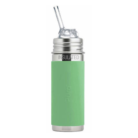 Pura Kiki - KIDDO ISO-Trinkflasche 260ml - Strohhalm Aufsatz (inkl. Schutzkappe)