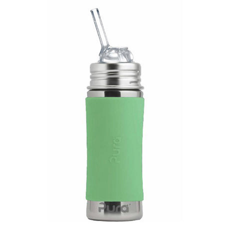 Pura Kiki - KIDDO Trinkflasche 325ml - Strohhalm Aufsatz (inkl. Schutzkappe)