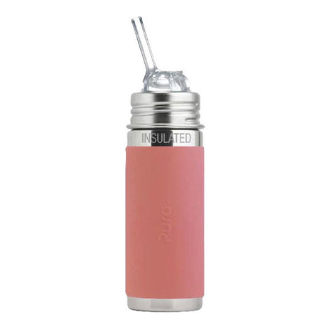 Pura Kiki - KIDDO ISO-Trinkflasche 260ml - Strohhalm Aufsatz (inkl. Schutzkappe)