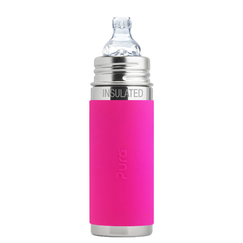Pura Kiki ISO-Flasche - 250ml - XL Trinklernaufsatz (inkl. Schutzkappe)