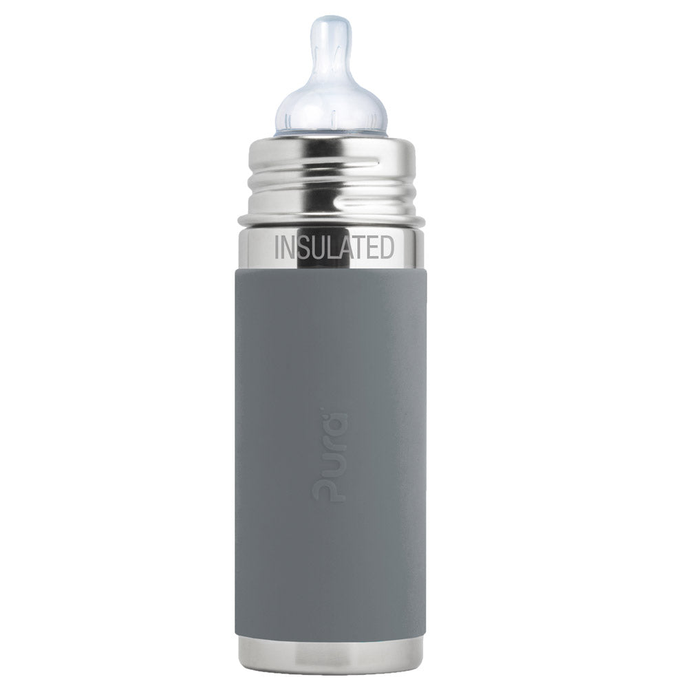 Pura Kiki ISO-Flasche - 250ml - Weithalssauger (inkl. Schutzkappe)