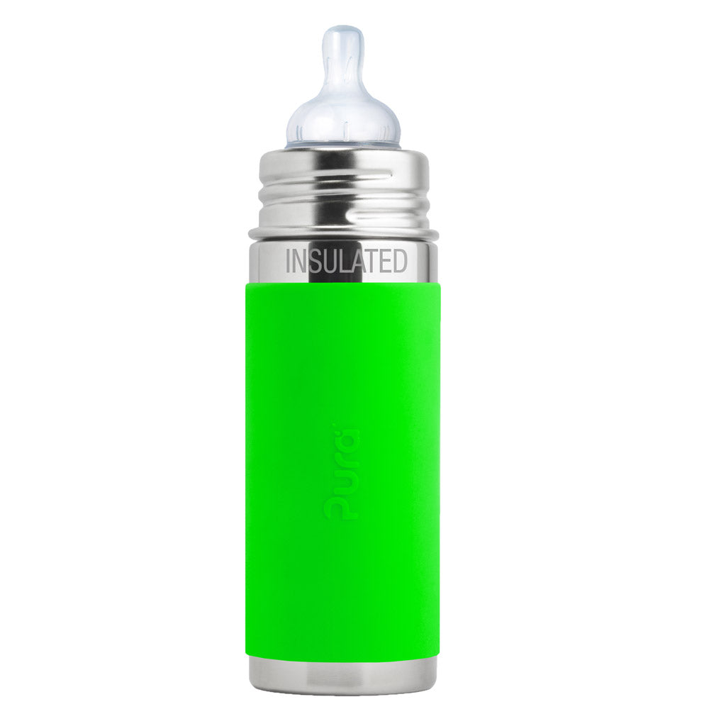 Pura Kiki ISO-Flasche - 250ml - Weithalssauger (inkl. Schutzkappe)
