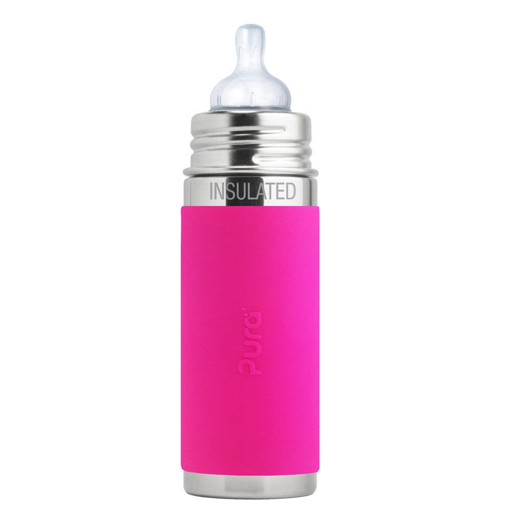 Pura Kiki ISO-Flasche - 250ml - Weithalssauger (inkl. Schutzkappe)