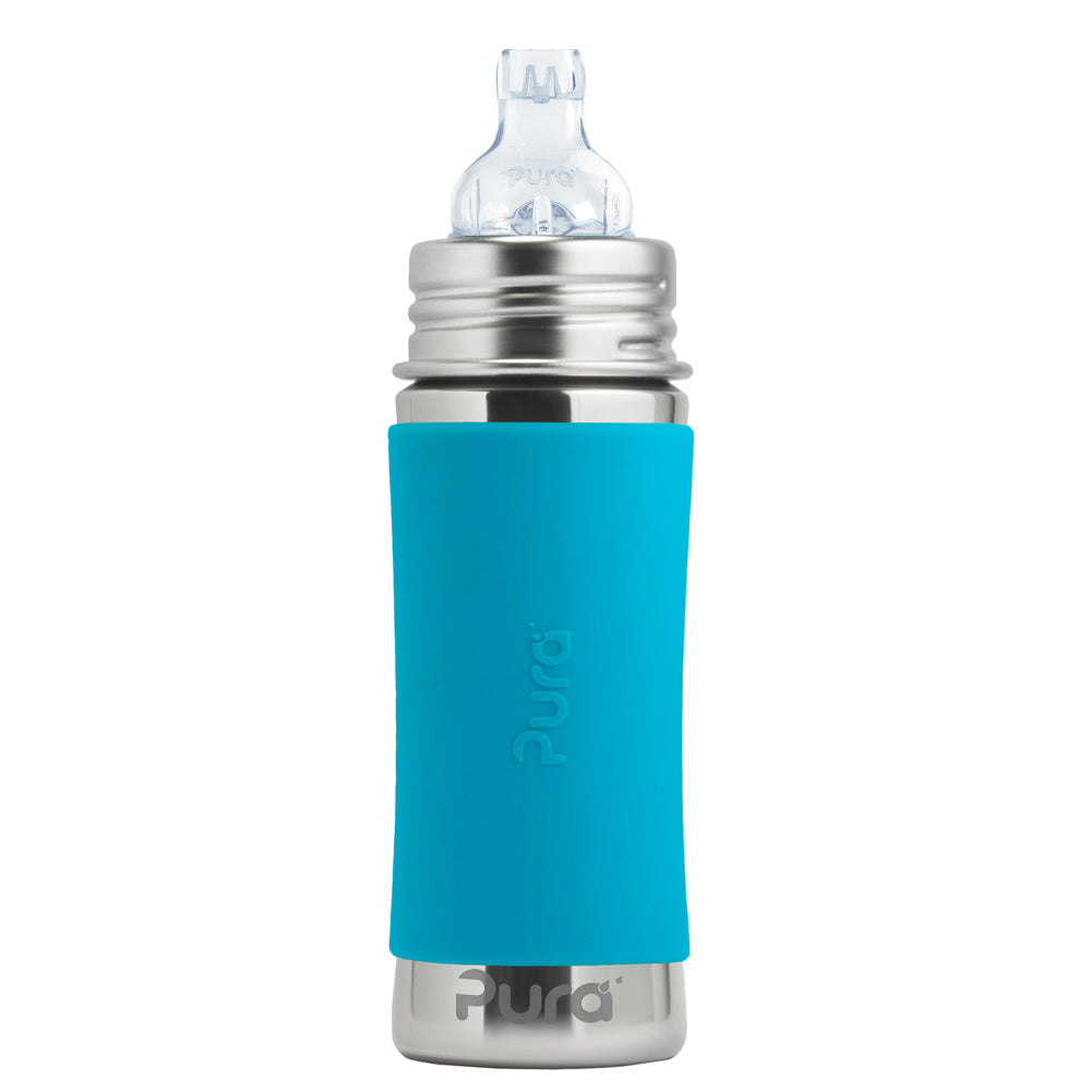 Pura Kiki Trinkflasche - 325ml - XL Trinklernaufsatz (inkl. Schutzkappe)