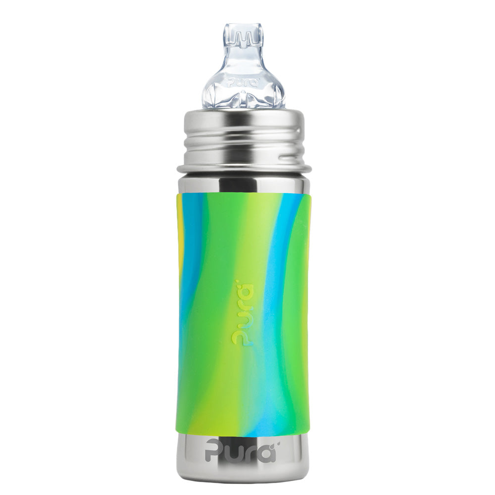 Pura Kiki Trinklernflasche - 325ml - XL Trinklernaufsatz (inkl. Schutzkappe)