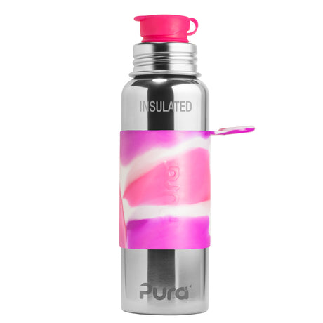 PuraSport™ ISO-Flasche 600ml - BigMouth™ Aufsatz (inkl. Silikonüberzug)