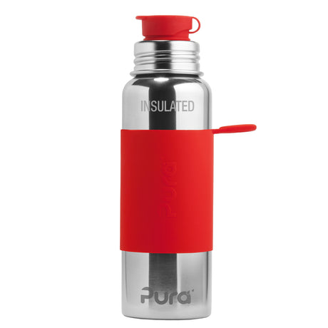 PuraSport™ ISO-Flasche 600ml - BigMouth™ Aufsatz (inkl. Silikonüberzug)